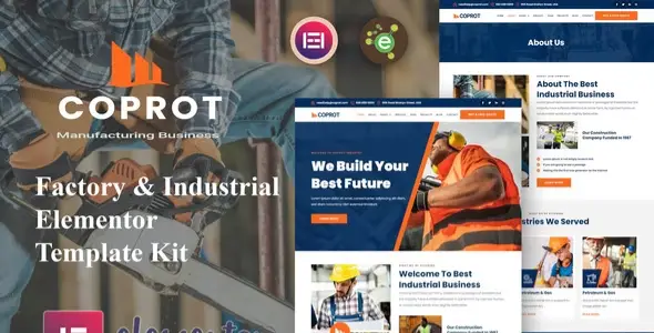 Coprot – Factory & Industrial Elementor Template Kit
